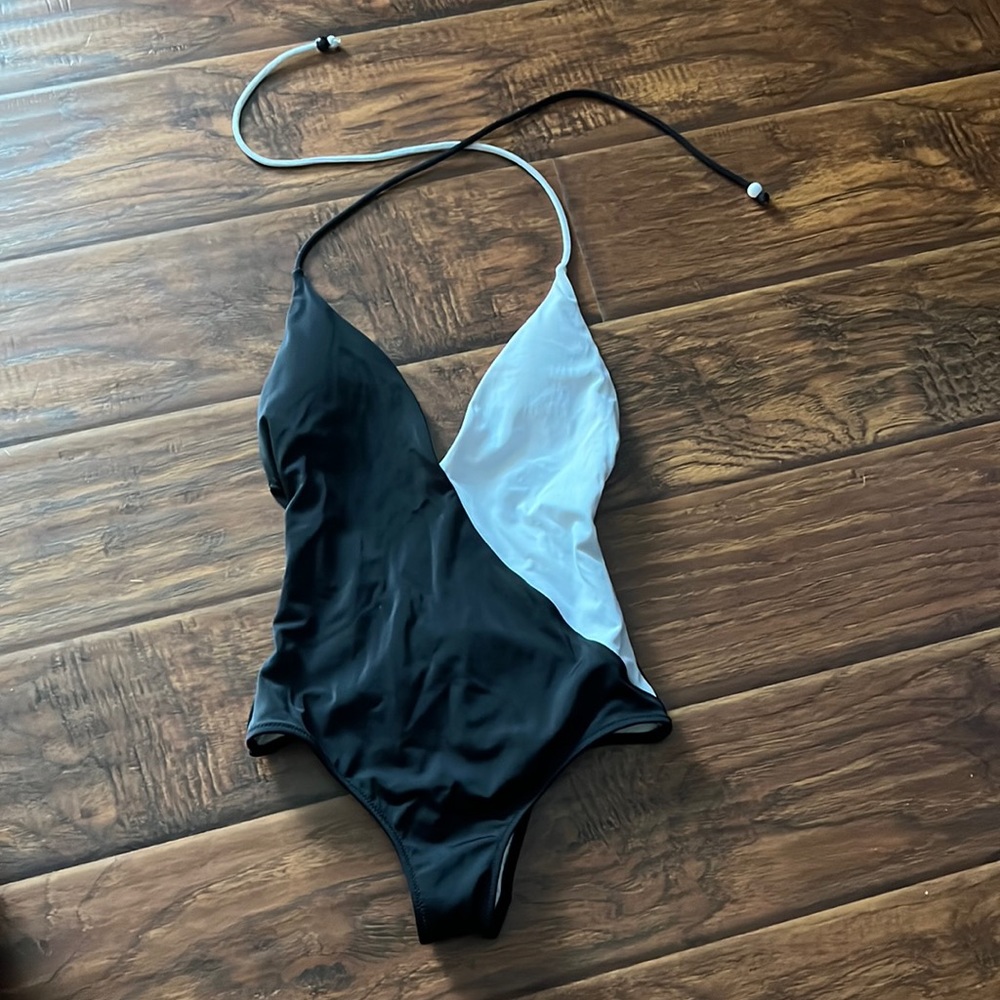 VS Swim Black and White One piece